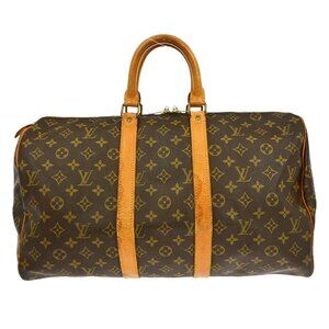 LOUIS VUITTON KEEPALL 45 DUFFLE HANDBAG MONOGRAM M41428 843SA RQ00276